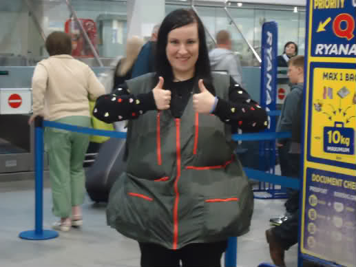ryanair jacket bag