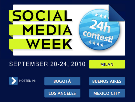 Social Media Week: una 24 ore di contest da Zooppa.it