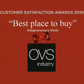 OVS Industry vince il premio Best place to Buy 2010